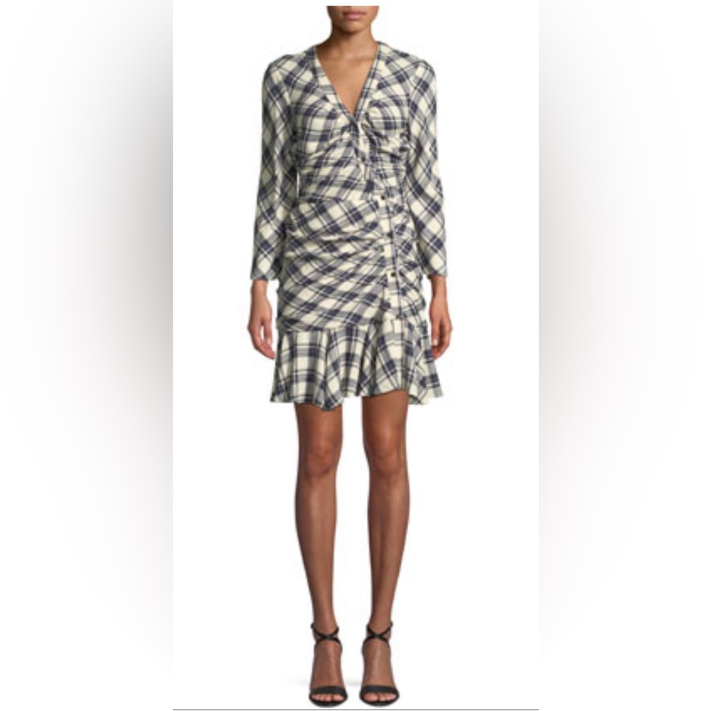 Veronica Beard Rowe dress Navy/Beige size 2 - Picture 3 of 3